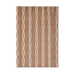 Modern Tan Linear Plush Carpet - Rabbit Line - CPL3301