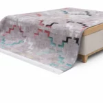 Modern Pastel Geometric Pattern Printed Rug - CPR2220