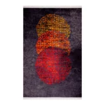 Modern Abstract Mosaic Circle Printed Rug - CPR2221