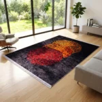 Modern Abstract Mosaic Circle Printed Rug - CPR2221