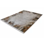 Modern Rust Grey Printed Rug - CPR2227