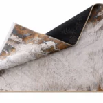 Modern Rust Grey Printed Rug - CPR2227