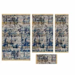 Modern Printed Rug Combo Set of 4