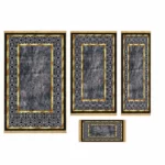 Modern Printed Rug Combo Set of 4