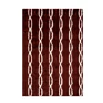 Modern Chain Pattern Dark Shaggy Carpet - Rabbit Line - CPL3302