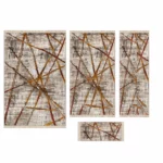 Modern Printed Rug Combo Set of 4