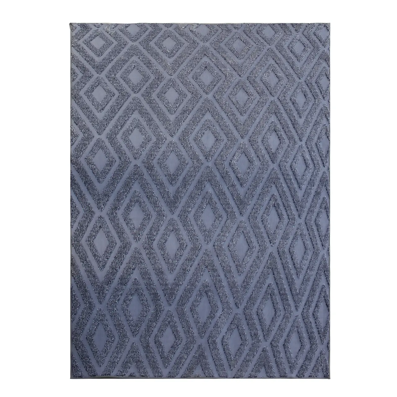 CSR4401-160X230 Modern Diamond Textured Grey Carpet – CSR4405