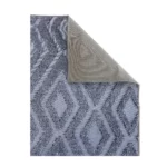 Modern Diamond Textured Grey Carpet – CSR4405