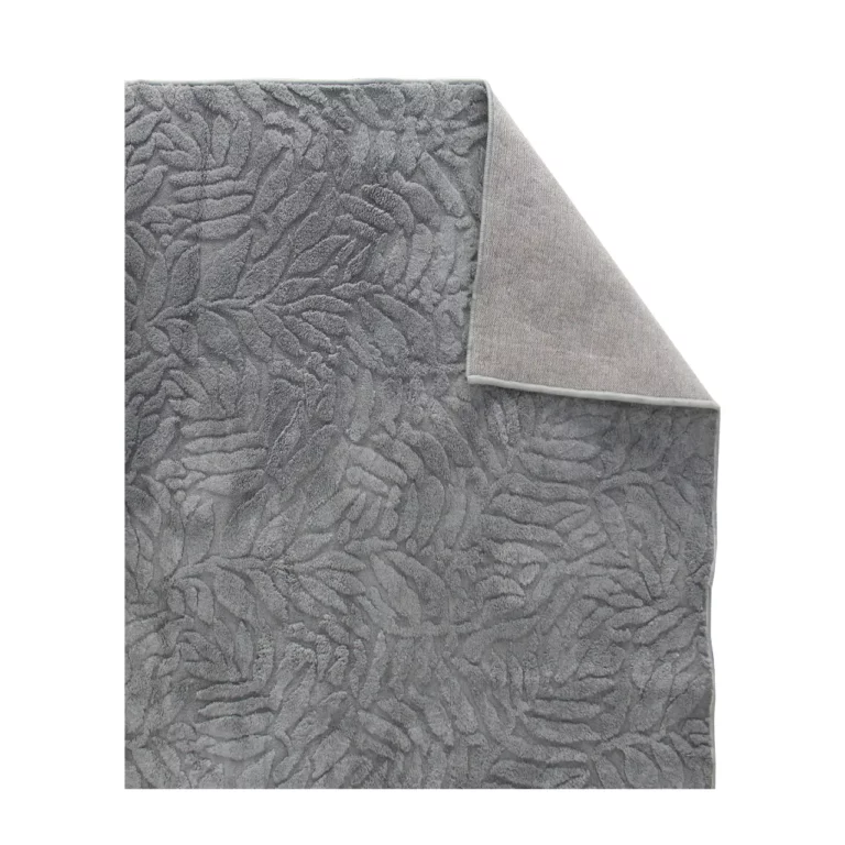 Modern Botanical Textured Grey Carpet – CSR4402