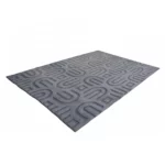 Modern Geometric Grey Pattern Carpet – CSR4404
