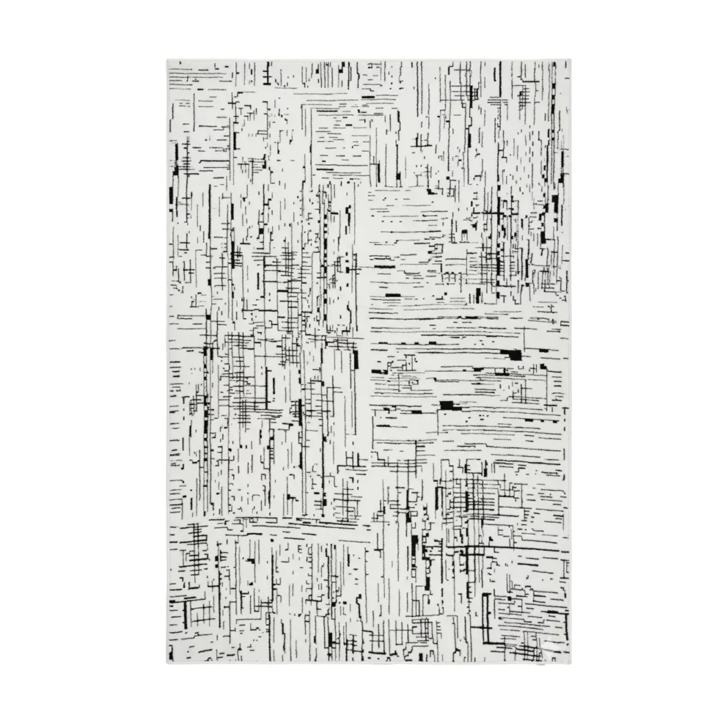Modern Abstract Grey Shaved Carpet – CSR4401