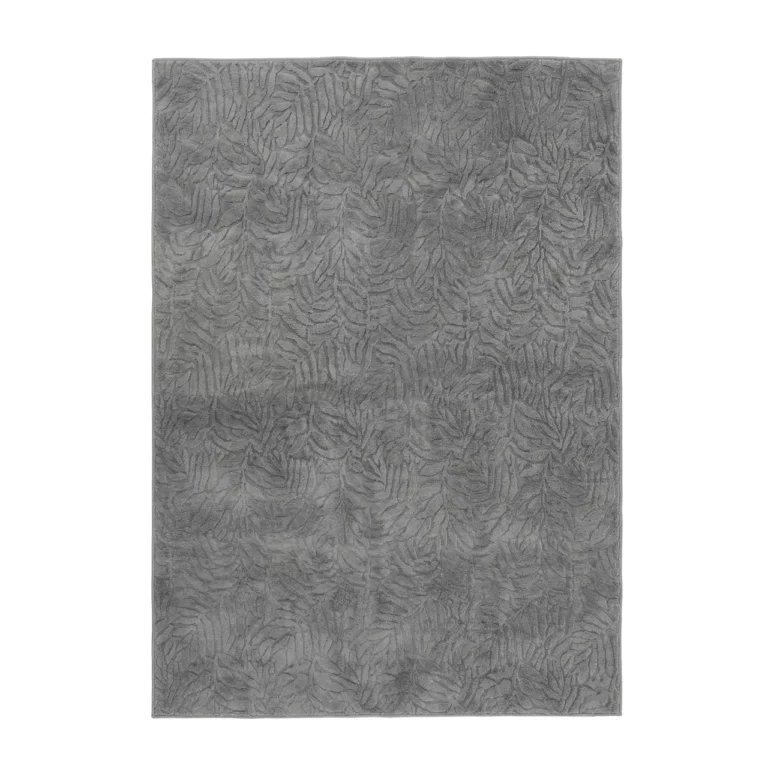 Modern Botanical Textured Grey Carpet – CSR4402