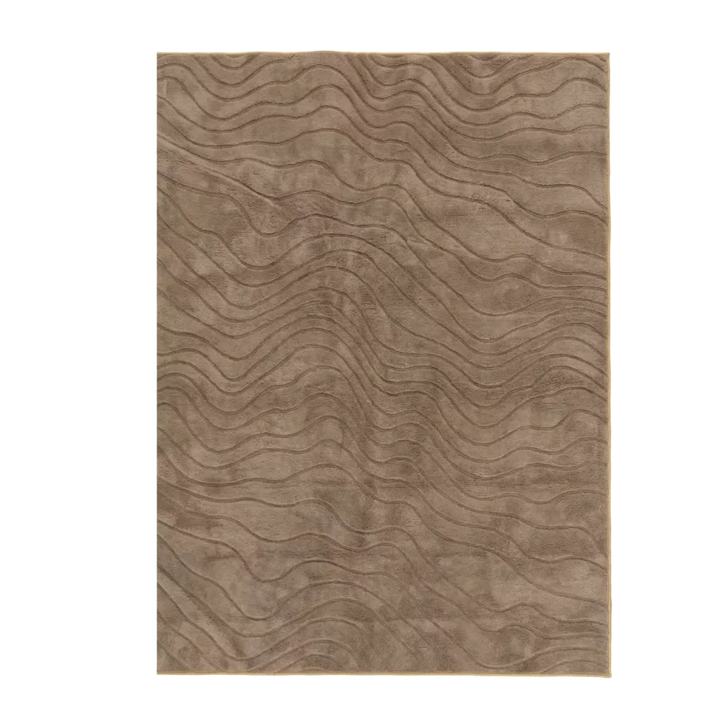 Beige Wave Pattern Carpet – CSR4406