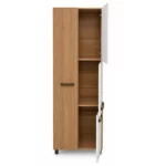 Modern Two-Tone Grocery Cupboard Nogueira/Off White – MWBR5900