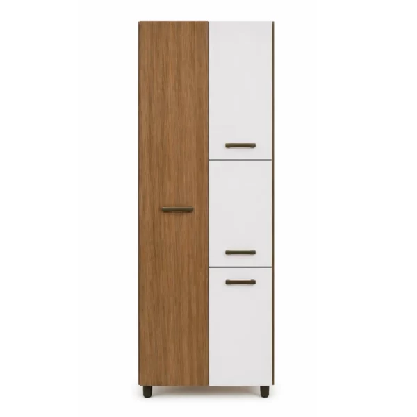 Modern Two-Tone Grocery Cupboard Nogueira/Off White – MWBR5900