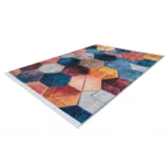 Modern Geometric Multi-Colour Printed Rug - CPR2205