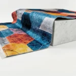 Modern Geometric Multi-Colour Printed Rug - CPR2205