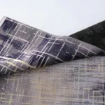 Modern Abstract Midnight Grid Printed Rug- CPR2210