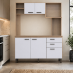 Modern Kitchen Set Nogueira / Off White – MWBR5750