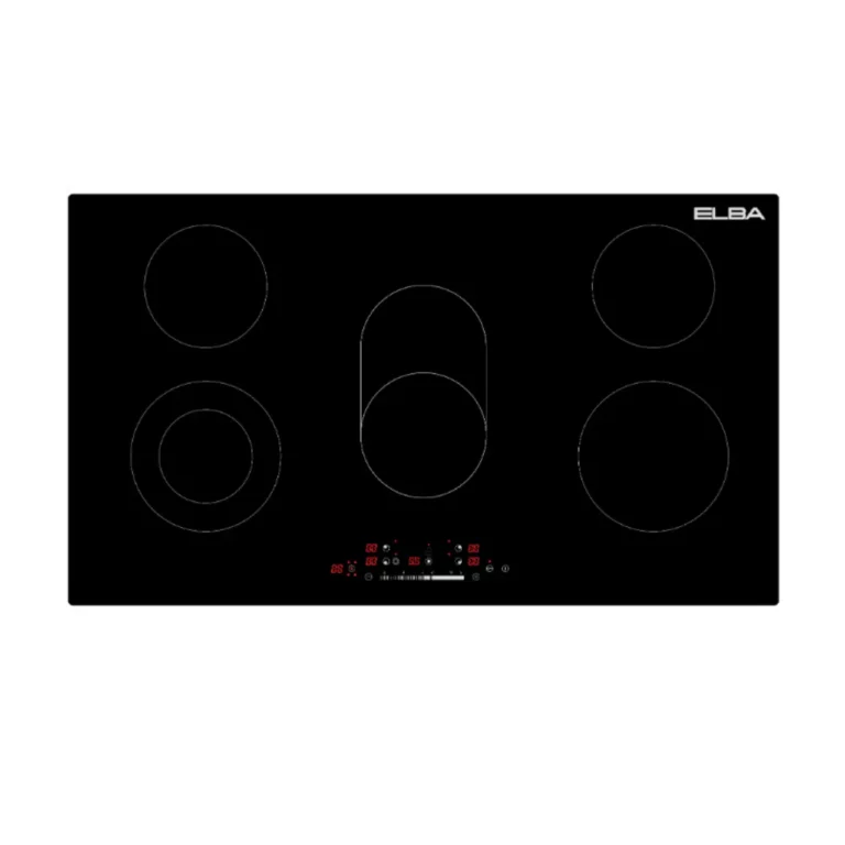 Elba 90cm 5 Zone Ceramic Hob – Black – 02/LT5-02