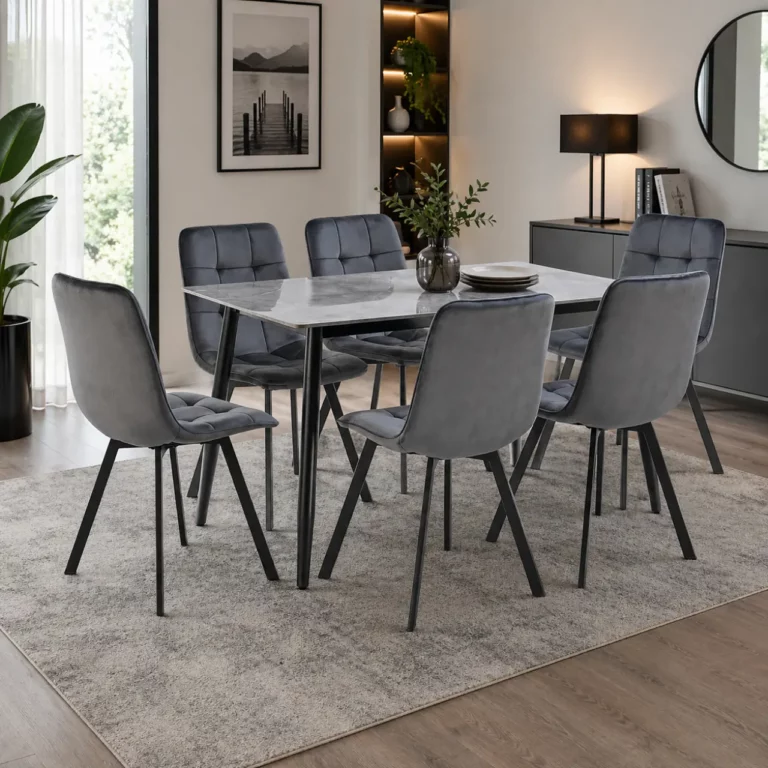 Modern 6-Seater Dining Set – MW66
