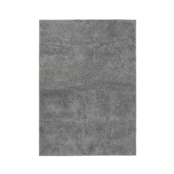 Modern Botanical Textured Grey Carpet – CSR4402