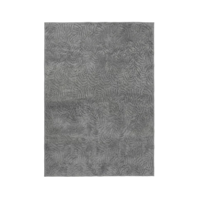 Modern Botanical Textured Grey Carpet – CSR4402