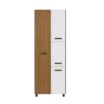Modern Two-Tone Grocery Cupboard Nogueira/Off White – MWBR5900