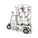 Vintage Metal Truck Planter White – HX7694