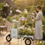 Vintage Metal Truck Planter White – HX7694