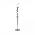 Swirl Design LED Floor Lamp Black – 10201
