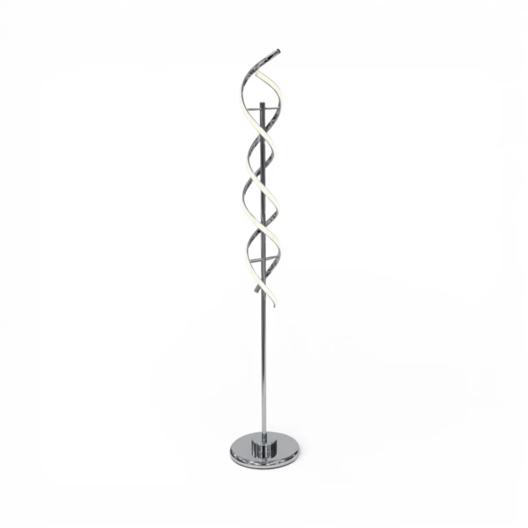 Swirl Design LED Floor Lamp Black – 10201