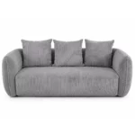 Oasis 2 Seater Couch Plush Grey