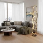 Chain Design LED Floor Lamp Black – SD-06