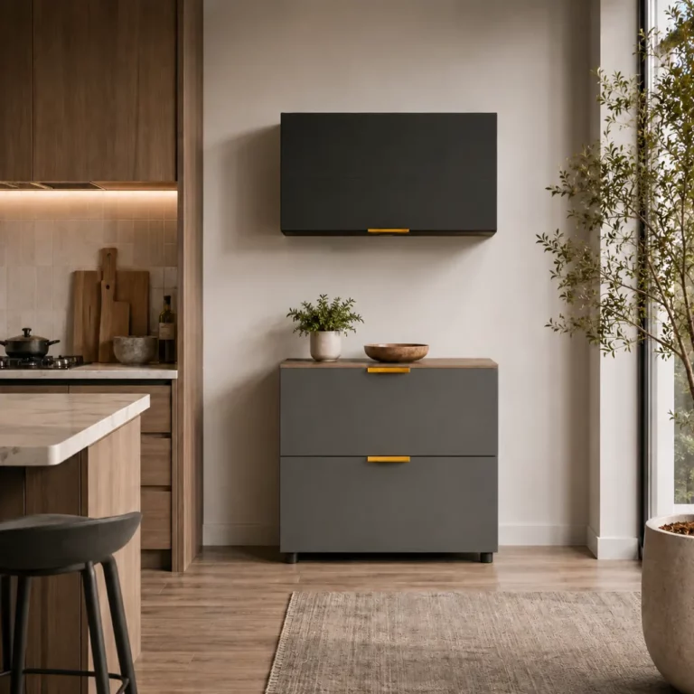 Modern Kitchen Storage Combo – MW9602DB + MW960T