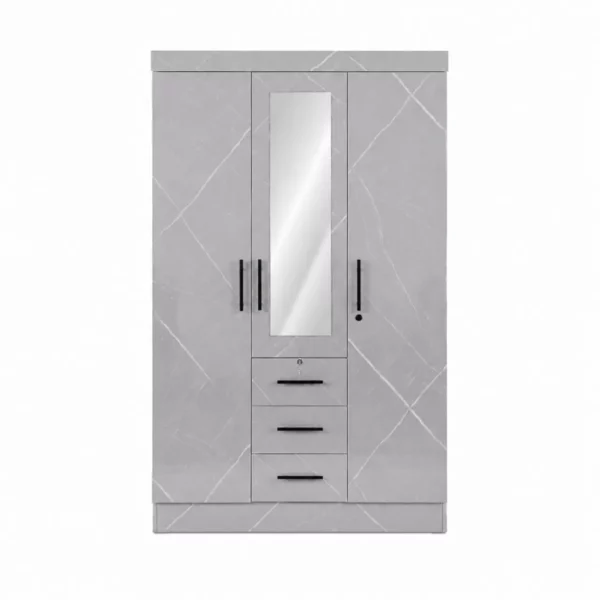 Modern SlateMirror Wardrobe - MW766M