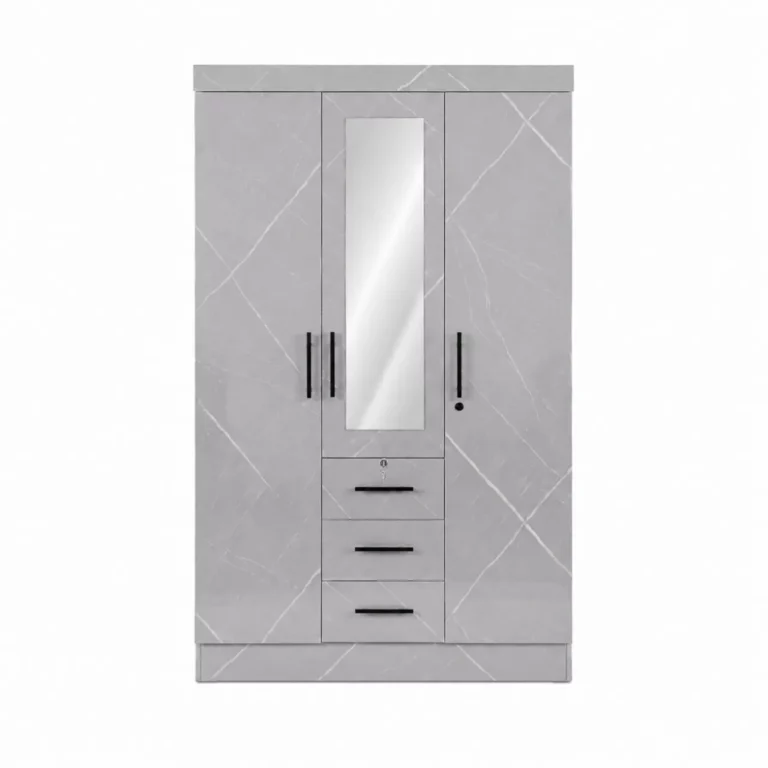 Modern SlateMirror Wardrobe - MW766M