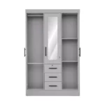 Modern SlateMirror Wardrobe - MW766M