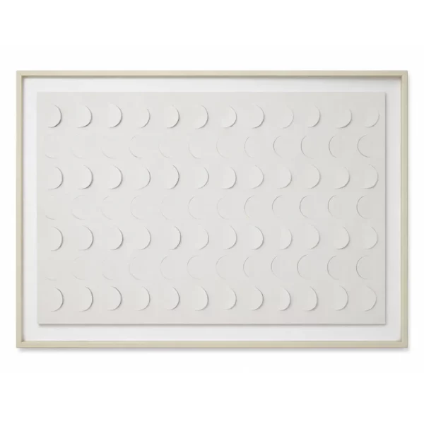 White Textured Wall Frame 80x120 – WF005