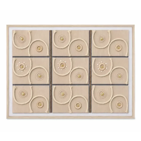 Wall Frame Natural Rope Design 80x120 – WF003