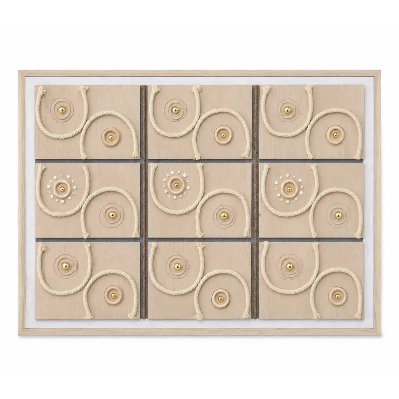 WF003 Wall Frame Natural Rope Design 80x120 – WF003