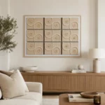 Wall Frame Natural Rope Design 80x120 – WF003
