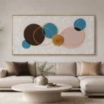 Abstract Circle Wall Frame 70x140 – WF016