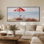 Beach Scene Wall Frame 70x140 – WF018