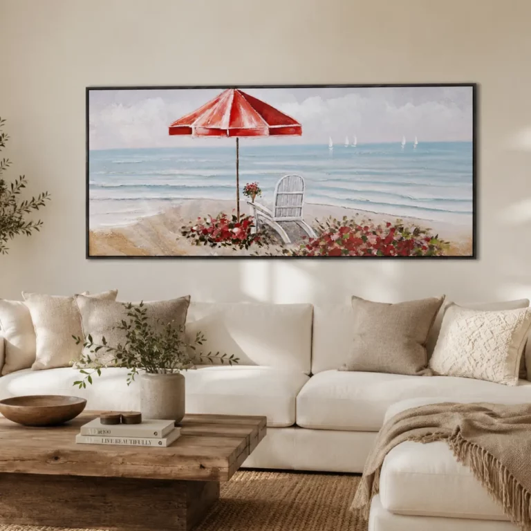 Beach Scene Wall Frame 70x140 – WF018