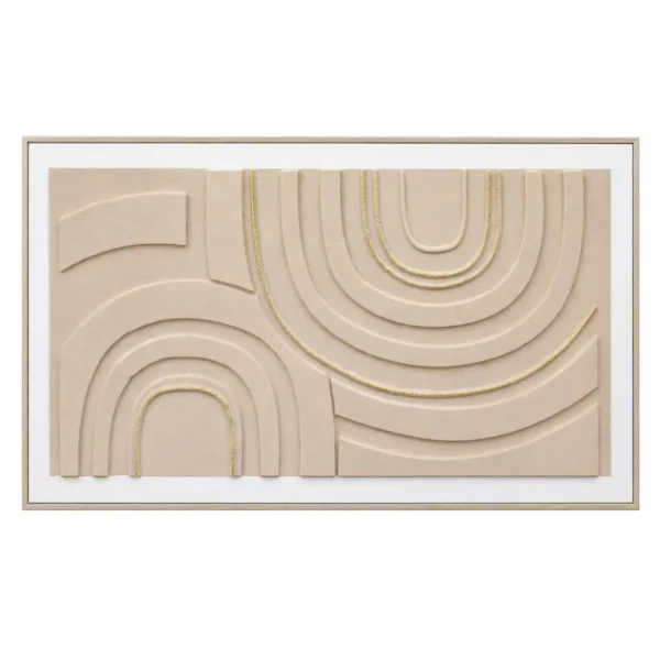 Beige Geometric Wall Frame 70x140 – WF013