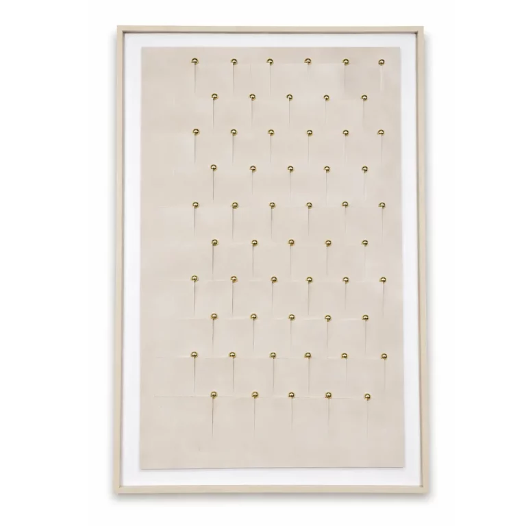 Beige Gold Stud Wall Frame 80x120 – WF006