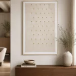 Beige Gold Stud Wall Frame 80x120 – WF006