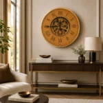 CA Gold Wall Clock – E128