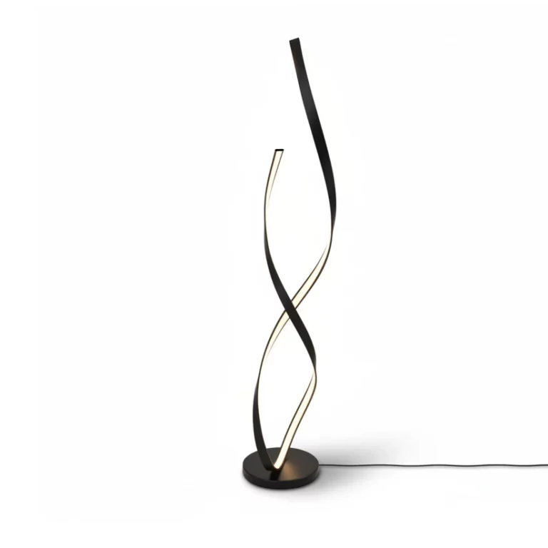 Twist Design LED Floor Lamp Black – 921